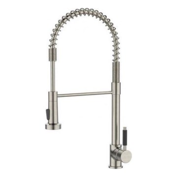 ALVEUS 1150886 - Baterie pentru chiuvetă cu braț flexibil și duș URBAN 47,1 cm satin