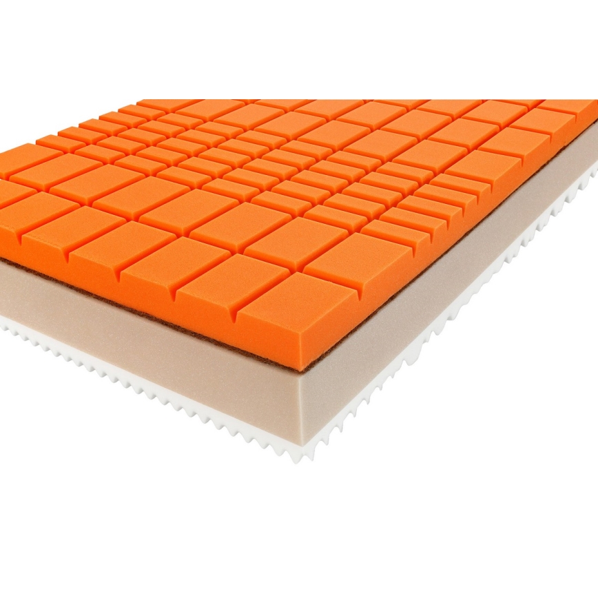 Ambiamo - Saltea din spumă URANOS 1 120x200 cm, cu fibră de cocos