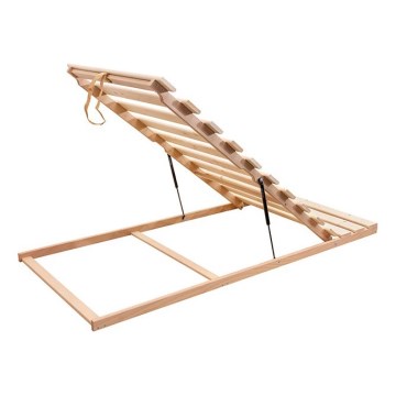 Ambiamo - Somier fix cu lamele, cu ridicare de la picioare HOVDEN 90x200 cm
