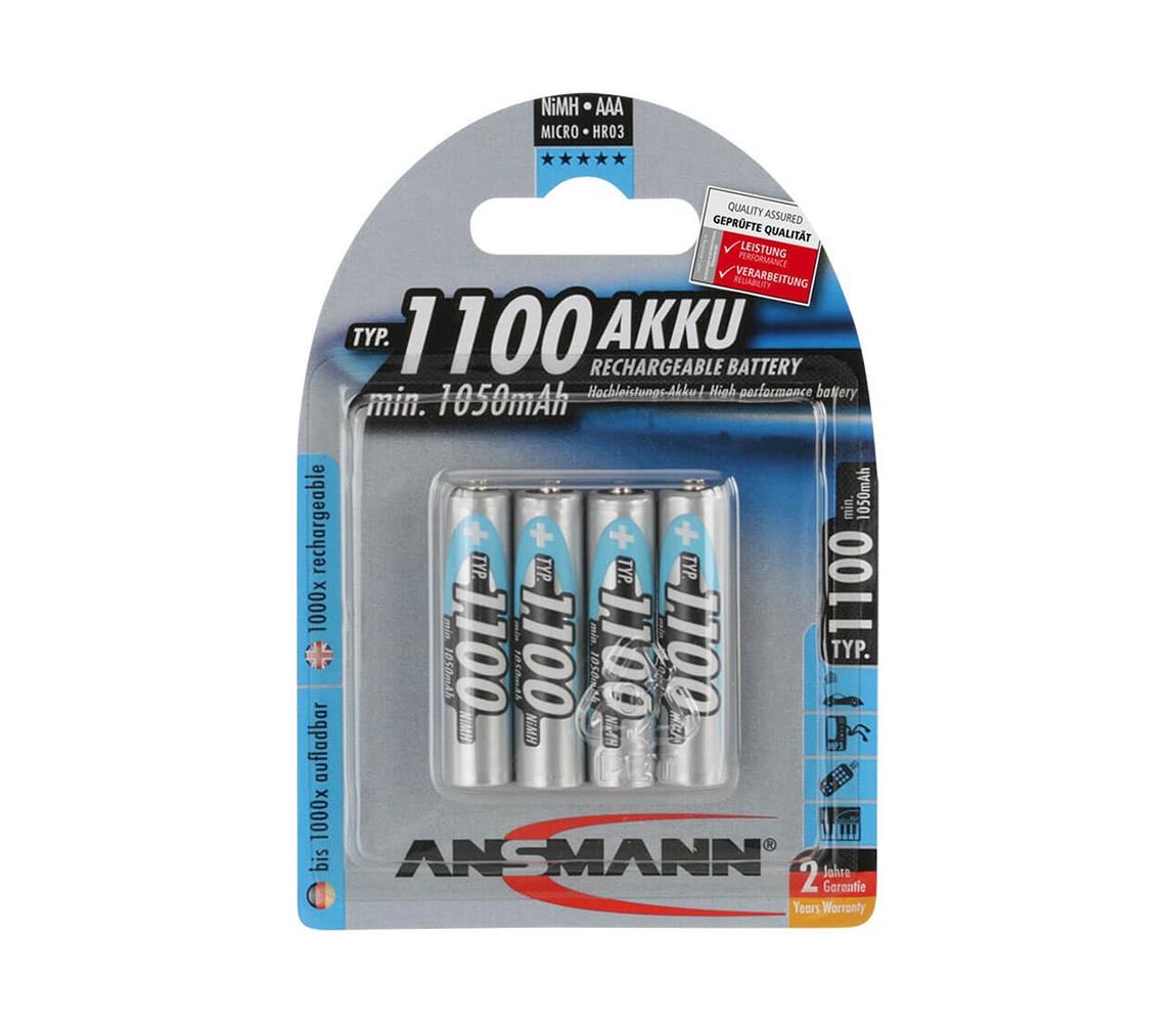 Ansmann 07521 Micro AAA - 4buc baterii reincarcabile AAA NiMH1,2V/1050mAh