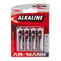 Ansmann 09629 LR6 AA RED - 4buc baterie alcalina 1,5V