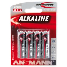 Ansmann 09629 LR6 AA RED - 4buc baterie alcalina 1,5V