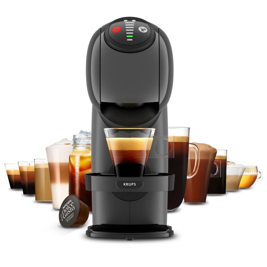 Aparat de cafea cu capsule Krups NESCAFÉ DOLCE GUSTO GENIO S 1500W antracit