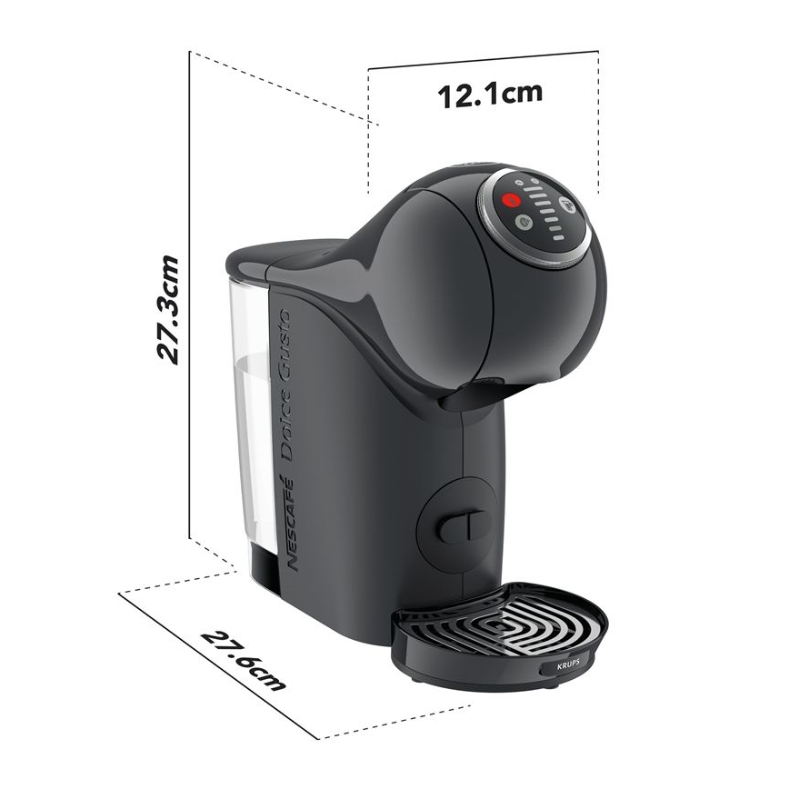 Aparat de cafea cu capsule Krups NESCAFÉ DOLCE GUSTO GENIO S 1500W antracit
