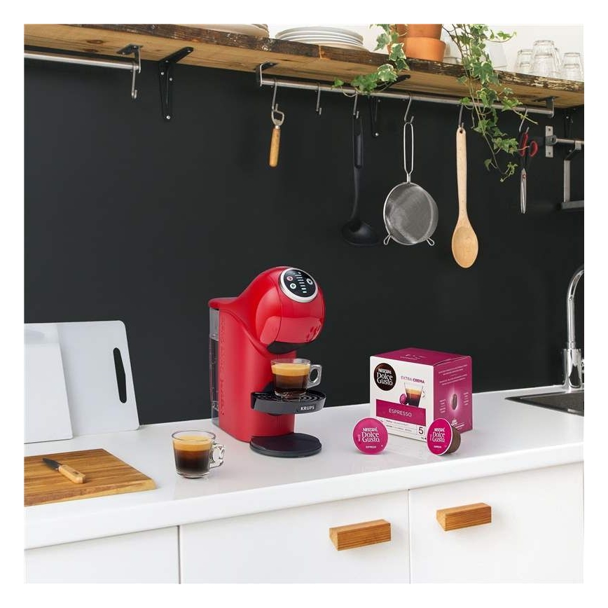 Aparat de cafea cu capsule Krups NESCAFÉ DOLCE GUSTO GENIO S PLUS 1500W roșu