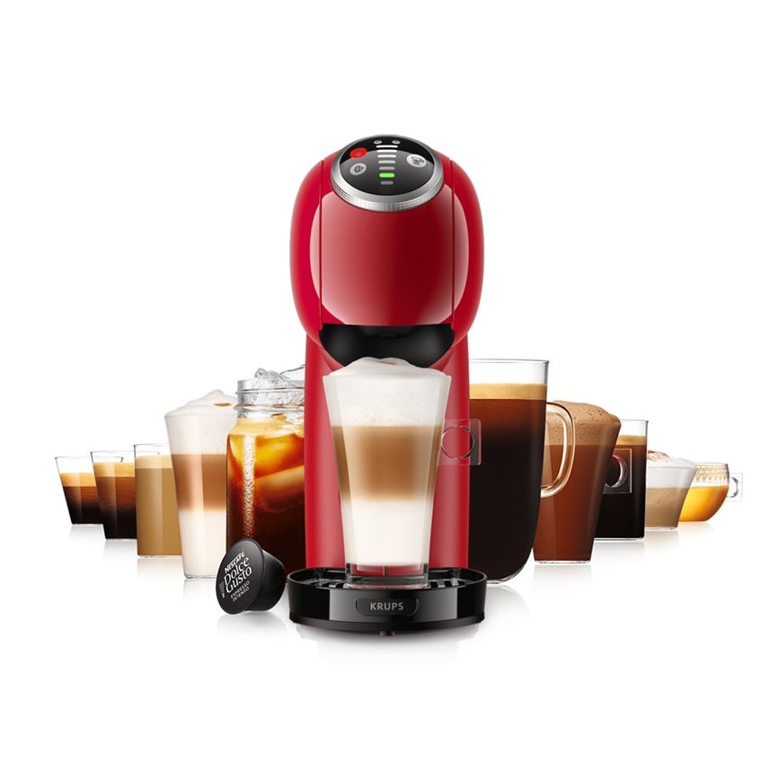 Aparat de cafea cu capsule Krups NESCAFÉ DOLCE GUSTO GENIO S PLUS 1500W roșu