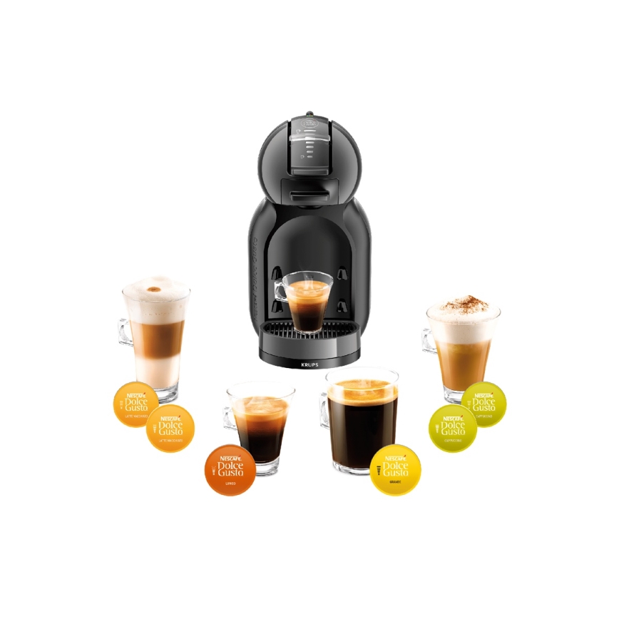 Aparat de cafea cu capsule Krups NESCAFÉ DOLCE GUSTO MINI ME 1500W antracit