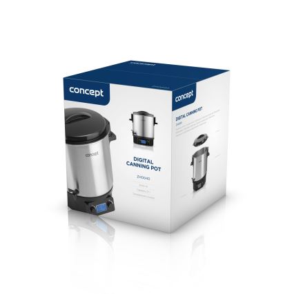 Aparat de conservare și fierbere Concept ZH0040 27 l 2000W/230V oțel inoxidabil/negru