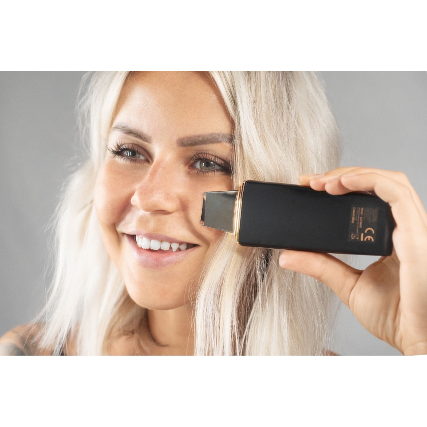 Aparat de curățare facială cu ultrasunete Concept PO2060 PERFECT SKIN 3,5W/5V USB 500 mAh IPX6 negru