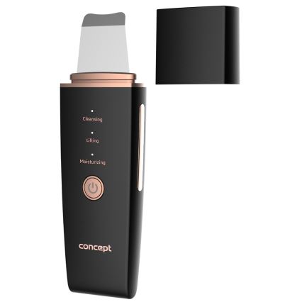 Aparat de curățare facială cu ultrasunete Concept PO2060 PERFECT SKIN 3,5W/5V USB 500 mAh IPX6 negru