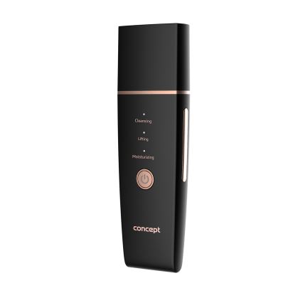 Aparat de curățare facială cu ultrasunete Concept PO2060 PERFECT SKIN 3,5W/5V USB 500 mAh IPX6 negru