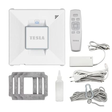 Aparat inteligent de curățat geamuri cu pulverizare TESLA Electronics RoboStar 72W/230V/650 mAh Wi-Fi + telecomandă