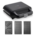 Aparat de sandvici Concept SV3054 3 în 1 700W/230V negru