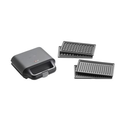 Aparat de sandvici Concept SV3054 3 în 1 700W/230V negru