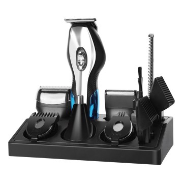 Aparat de tuns cu accesorii Aigostar 6 în 1 5W/5V negru
