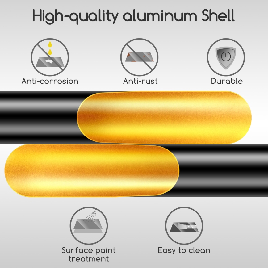 Aplică 4xE27/60W/230V Aigostar