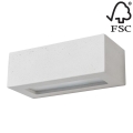 Aplică BLOCK 1xE27/40W/230V beton – certificat FSC