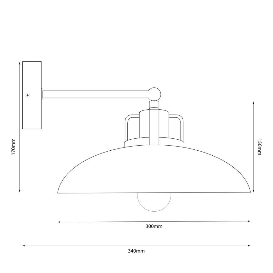 Aplică Brilagi FLAMENGO 1xE27/60W/230V alb