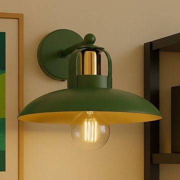 Aplică Brilagi FLAMENGO 1xE27/60W/230V verde