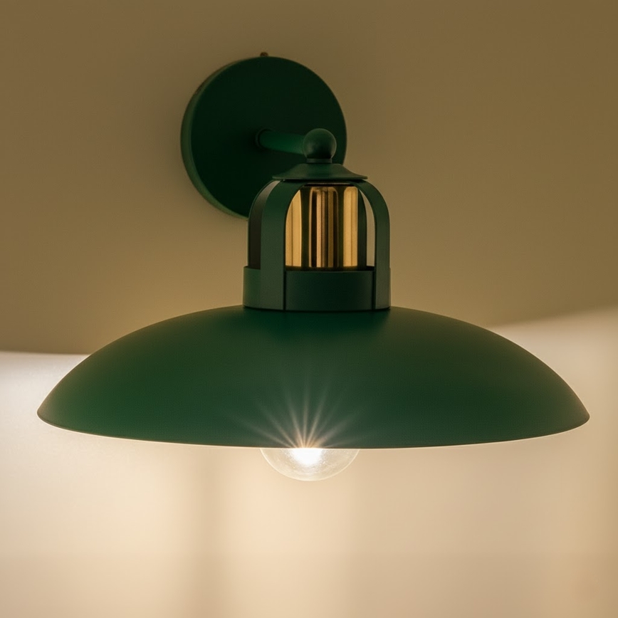 Aplică Brilagi FLAMENGO 1xE27/60W/230V verde