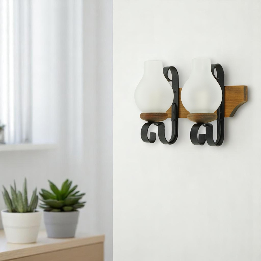 Aplică Brilagi QUEEN 2xE14/40W/230V fag