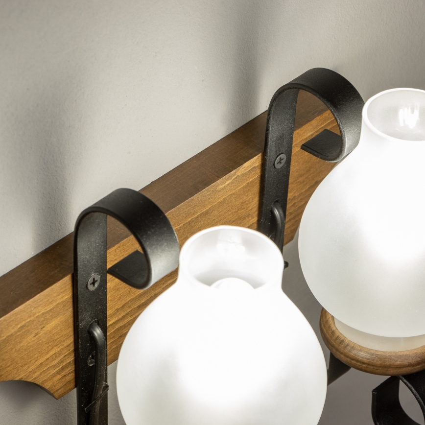 Aplică Brilagi QUEEN 2xE14/40W/230V fag/nuc