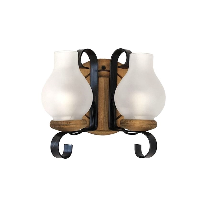 Aplică Brilagi ROATA APLICA 2xE14/40W/230V fag