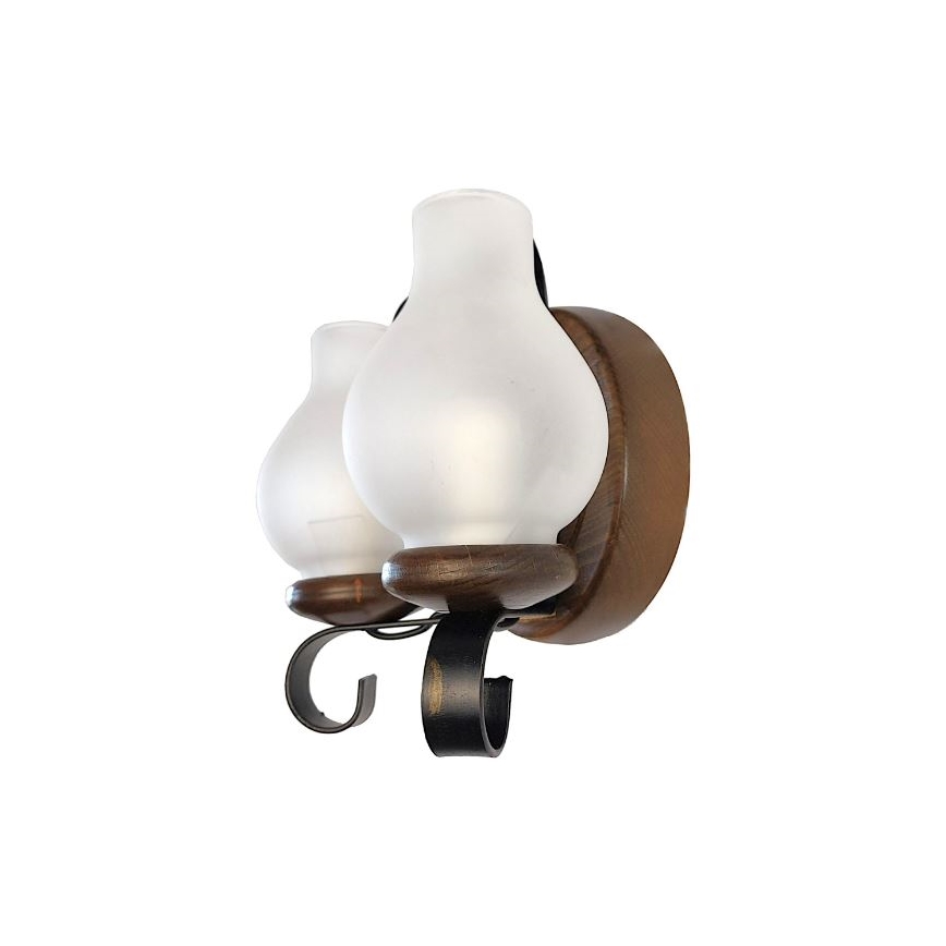 Aplică Brilagi ROATA APLICA 2xE14/40W/230V fag/nuc