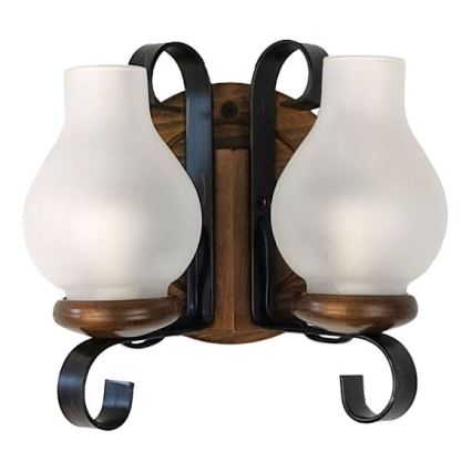 Aplică Brilagi ROATA APLICA 2xE14/40W/230V fag/nuc