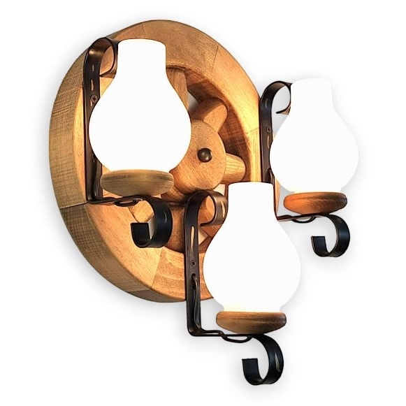 Aplică Brilagi ROATA APLICA 3xE14/40W/230V fag