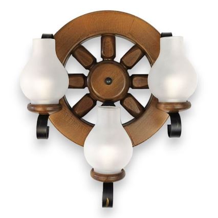 Aplică Brilagi ROATA APLICA 3xE14/40W/230V fag/nuc