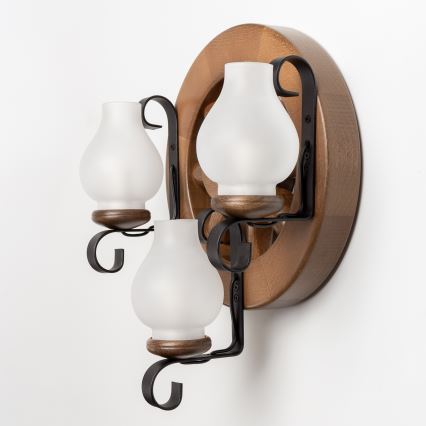 Aplică Brilagi ROATA APLICA 3xE14/40W/230V fag/nuc