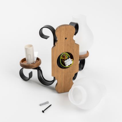 Aplică Brilagi RUSTIC 2xE14/40W/230V fag