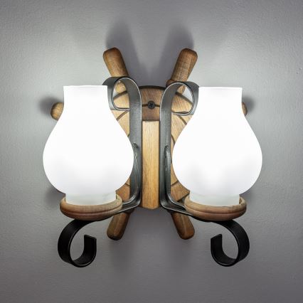 Aplică Brilagi TIMONA 2xE14/40W/230V fag