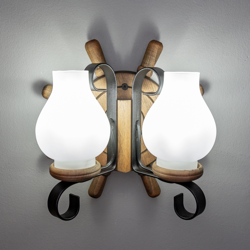 Aplică Brilagi TIMONA 2xE14/40W/230V fag