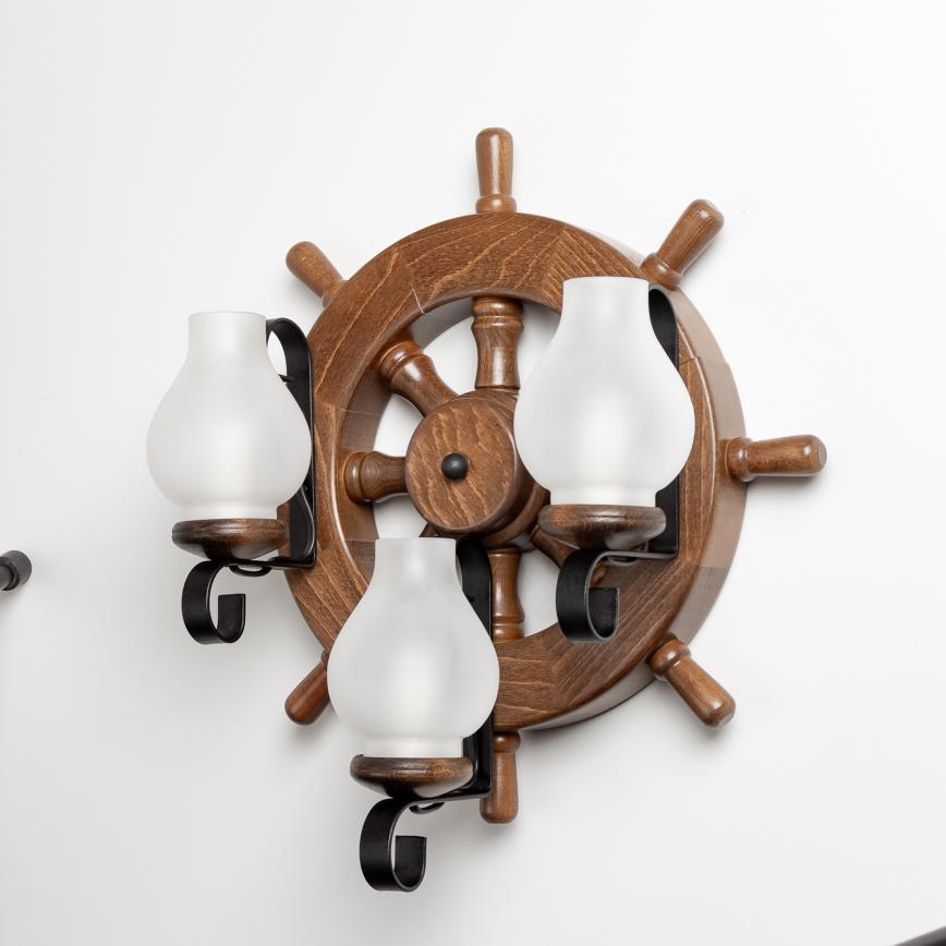 Aplică Brilagi TIMONA 3xE14/40W/230V fag/nuc