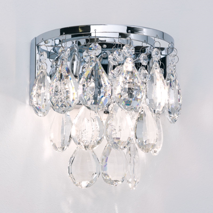 Aplică de cristal CELESTE 2xG9/40W/230V crom lucios