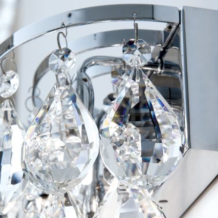 Aplică de cristal CELESTE 2xG9/40W/230V crom lucios