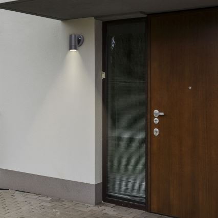 Aplică perete exterior 1xGU10/10W/230V IP44 negru