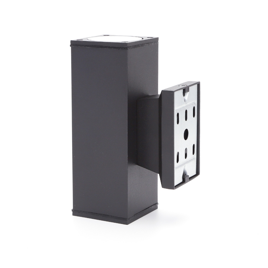 Aplică de exterior Aigostar 2xGU10/230V negru IP65 dreptunghiular