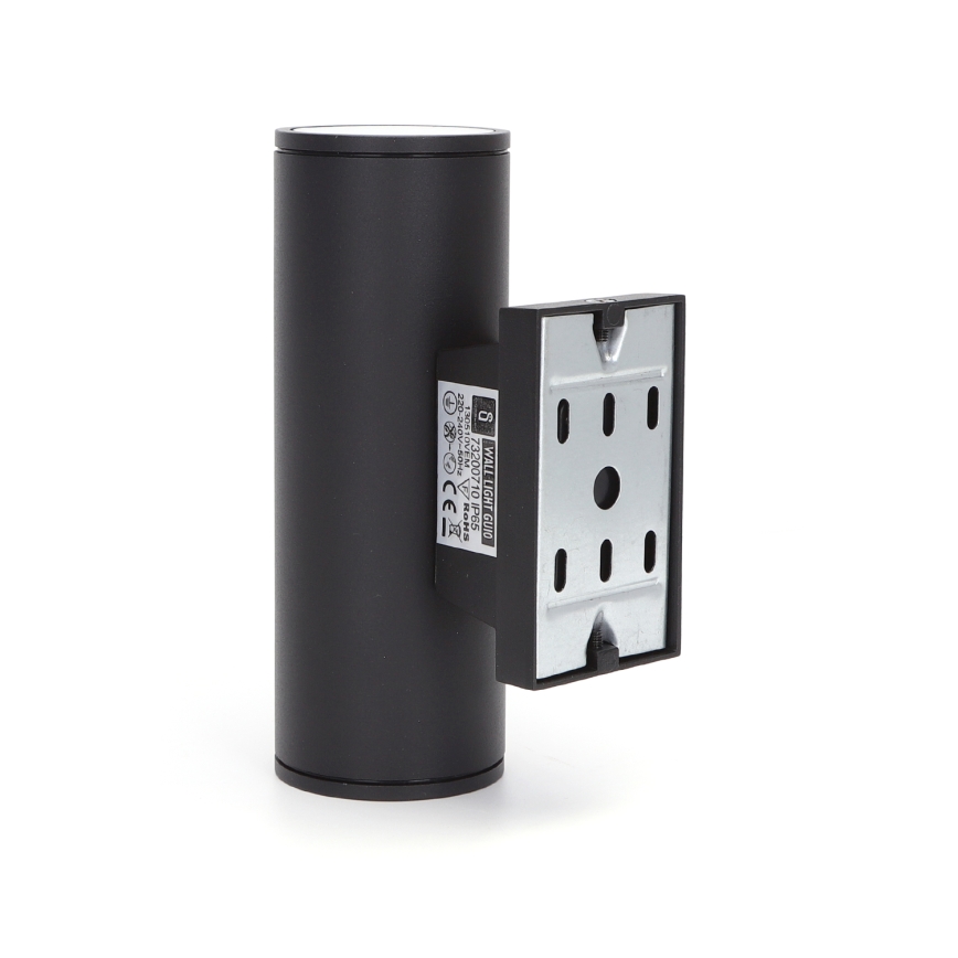 Aplică de exterior Aigostar 2xGU10/230V negru IP65 rotund
