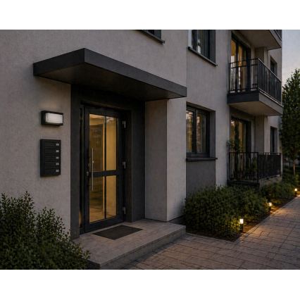 Aplică de exterior ARAGO 1xE27/60W/230V IP54 negru