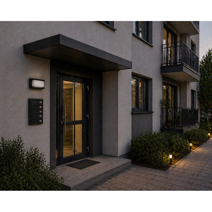 Aplică de exterior ARAGO 1xE27/60W/230V IP54 negru