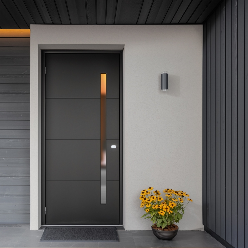 Aplică de exterior Brilagi MATERA 2xGU10/30W/230V antracit IP54