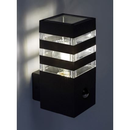 Aplică de exterior cu senzor 1xE27/12W/230V IP44 Rabalux