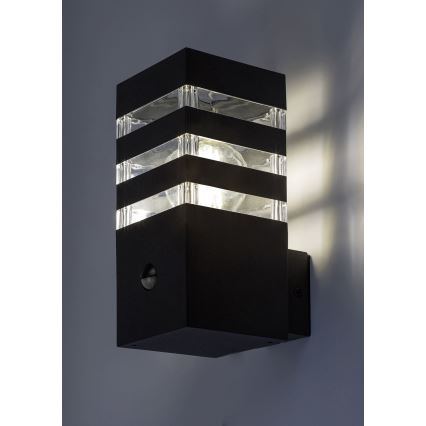 Aplică de exterior cu senzor 1xE27/12W/230V IP44 Rabalux
