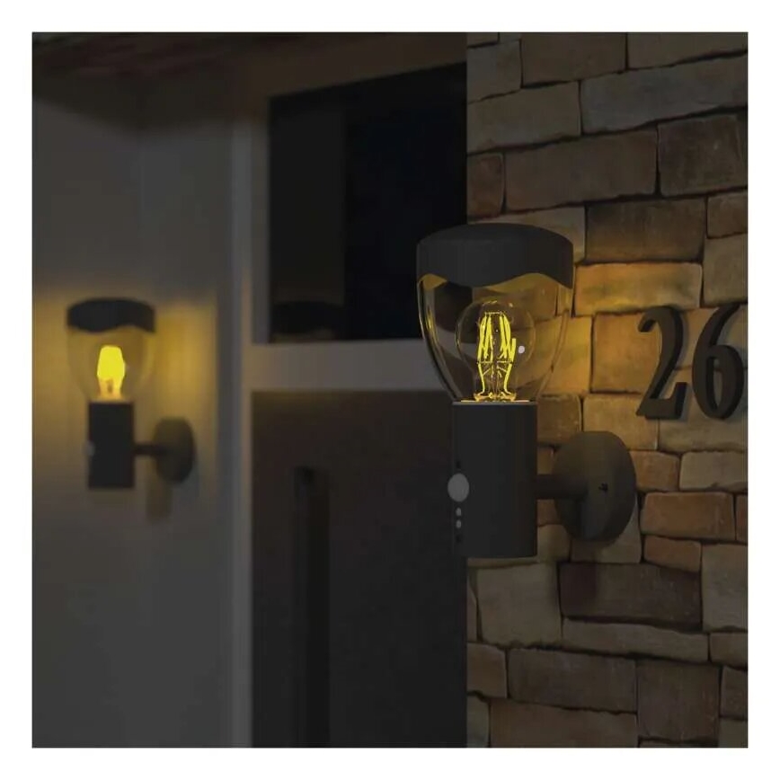 Aplică de exterior cu senzor ARTEO 1xE27/15W/230V IP44