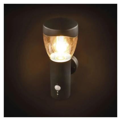 Aplică de exterior cu senzor ARTEO 1xE27/15W/230V IP44