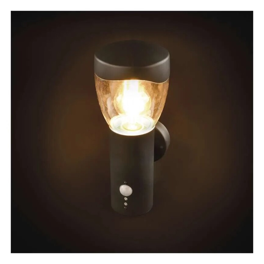 Aplică de exterior cu senzor ARTEO 1xE27/15W/230V IP44