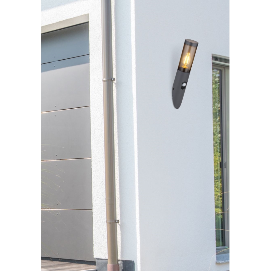 Aplică de exterior cu senzor 1xE27/15W/230V IP44 Globo